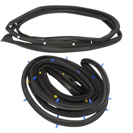 Anlseiod 2pcs Door Weatherstrip Moulding Seal Rubber Compatible for Accord 2008-2012 Door Weatherstrip Opening Seal Stripping Left Right Side Replaces#‎72350-TA5-A01 72310-TA5-A01 72310-TA0-A01