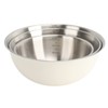 Kitchen Mixing Bowl, Polished 3 PCS Home Cooking Basin Bowl