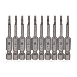 VictorsHome T8 Torx Magnetic Screwdriver Bits, 1/4 Inch Hex Shank 2 Inch Length S2 Steel Security Star 6 Point Screw Driver Kits 10pcs