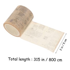 MILISTEN 1 Pc Cinta De Papel Diy De Bolsillo Presente Pegatinas Cinta Washi Para Envolver Papel Cinta De Papel Para Álbumes De Recortes Cintas Washi Artesanales Niño Ancho Papel Floral