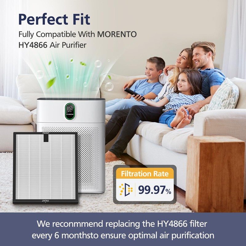 HY4866 Filters Compatible with MORENTO HY4866, WESTHEY HY4866, YIOU M1