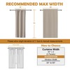 Aiyufeng Stone Blackout Curtains for Bedroom 72 Inch Length 2