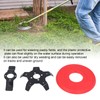 QANYEGN 26mm Steel Trimmer Head, Lawn Mower Cutting Head Aessories,