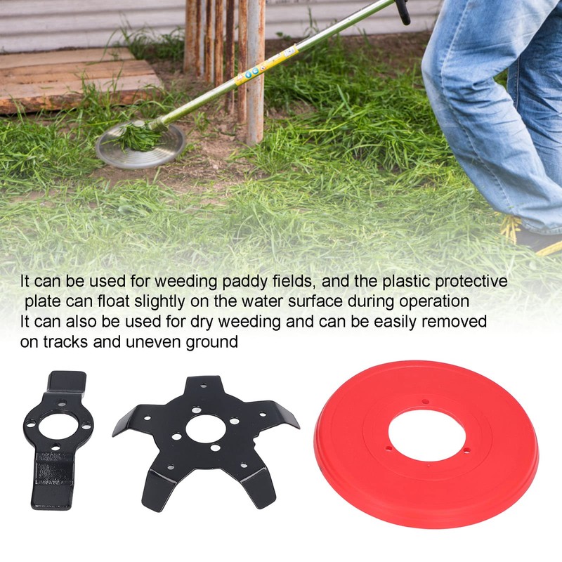 QANYEGN 26mm Steel Trimmer Head, Lawn Mower Cutting Head Aessories,