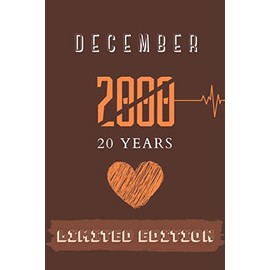 December 2000 Limited Edition 20 Years: 20 Year Old 20th Birthday Gift Ideas for Daughters Son Niece . Perfect Gift for 20 Years Old Boys and Girls.