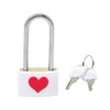 Honbay Red Love Lock Padlock with Keys