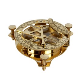 Brass Sundial Compasses (Triangle, 4")