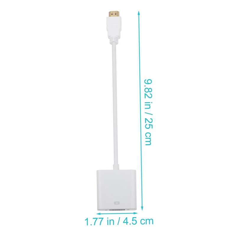SEWACC Converter Cable High Definition Video Adapter for Projectors Monitors