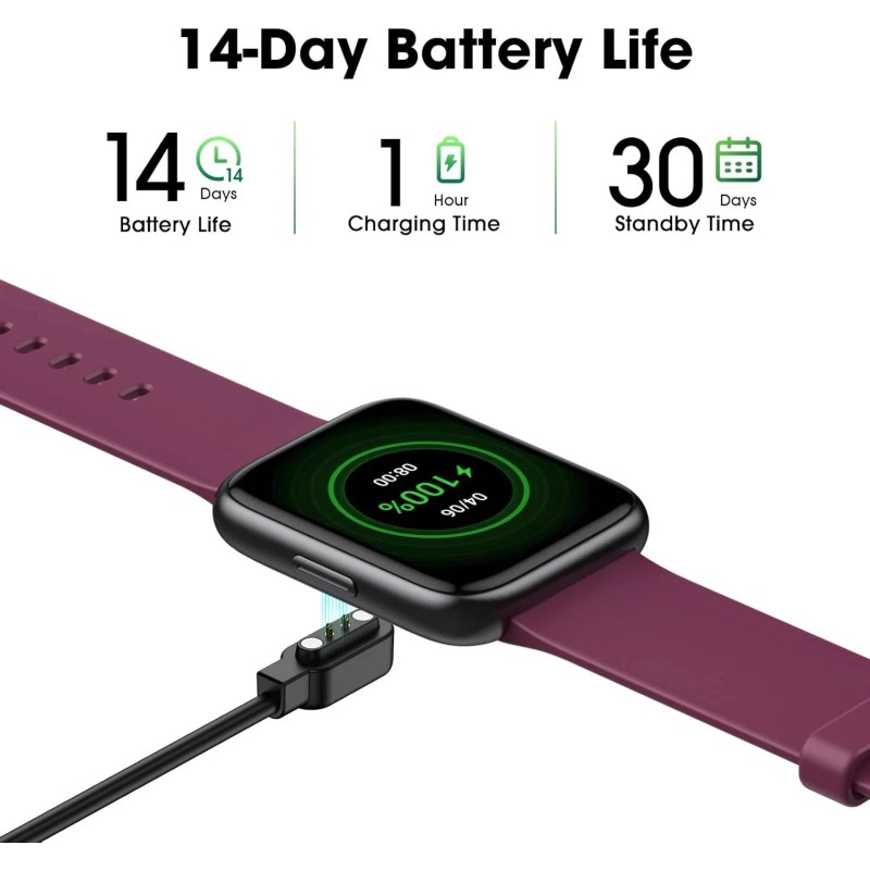 Pedometer Watch Senior Friendly No App/Phone Required, Waterproof Fitness Tracke