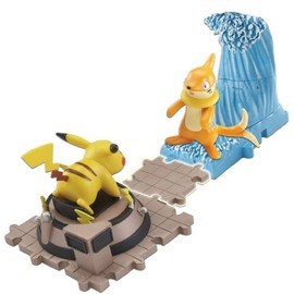 Bandai Pokémon 86190 Battle Link and 2 Figures