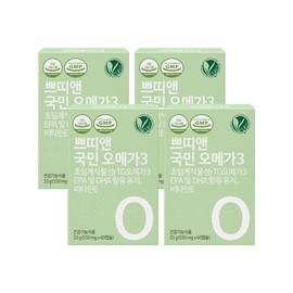 Petite & Kookmin Omega 3 Vitamin E Vegetable Supercritical RTG Vegan rTG Pregnant Woman 4 Months / 쁘띠앤 국민 오메가3 비타민 E 식물성 초임계 알티지 비건 rTG 임산부 4개월