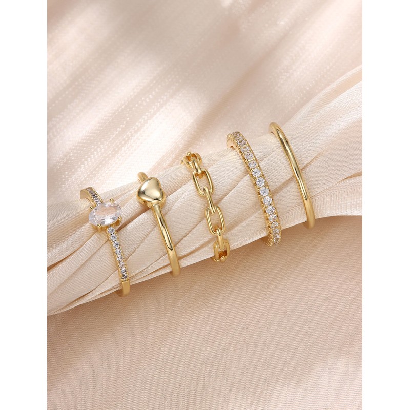 Morfetto Gold Ring for Women Gold Size 9