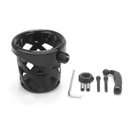 Motorcycle Handlebar Cup Holder Goldwing GL1800 Motorcycle Handlebar Cup Holder Drink Mounted for Honda Gold Wing GL 1800 Trike 2001-2021 F6B 2013-2021 (Black)