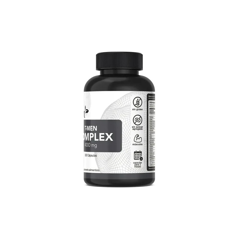 T-Men Complex Vnat 4000mg 300 Caps Precursor de Testo Neutro