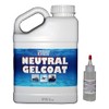Fiberglass Supply Depot Neutral Gelcoat No Wax Gallon with 60cc
