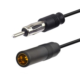 Bingfu Car Radio Antenna Extension Cable 50cm / 20 inch FM AM Radio Car Antenna Extension Coaxial Cable Cord DIN Plug Connector for Vehicle Truck Stereo Head Unit CD Media Receiver Player