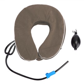Inflatable Cervical Collar Adult Home Neck Stretching Devices Traction Support BraceGray