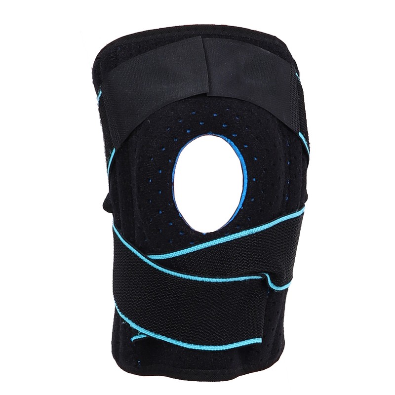 Adjustable straps breathable knee pads (blue black) for sale