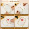 2 Pcs Glass Pressed Flower Frame Elegant Floating Picture Frame