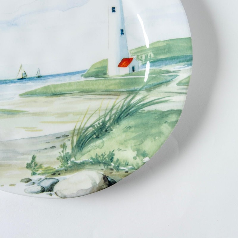 Tarhong DN24085385 By The Shore Salad Plate, 8.3 inches (21