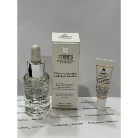 Kiehl's Clearly Corrective Dark Spot Solution 1oz 30ml New in Box + Eye Serum