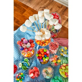 Sarah's Candy Factory Freeze Dried Rainbow Chew Skittles 5.5 Oz