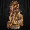 K EXCLUSIVE Native American Figurines - Chief with Peace Pipe