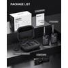 LEKATO 2.4 GHz Wireless Guitar System with Magnetic Charging Case