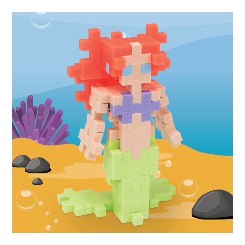 Plus Plus 3D Figure Building Block Set, Fun Stem Toys