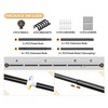 2 Pack Curtain Rods for Windows 48 to 84 Inches,