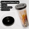 Dodoko Reusable Boba Cup and Straw Boba Tea Cup Bubble