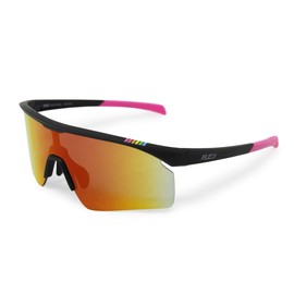 RUDYPROJECT RPJ ZACK Sunglasses Black Matte Frame / Multi Laser Red Lens Freesize