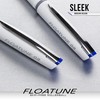 Pentel Floatune Rollerball, 0.8mm medium point, Black & Blue Ink,