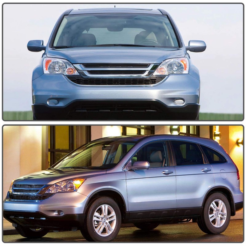 ECCPP Headlight Assembly For Honda CR-V 2007-2011 Driver and Passenger