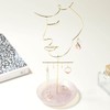 Stackers Rose Quartz 5-Hook Face Jewellery Stand