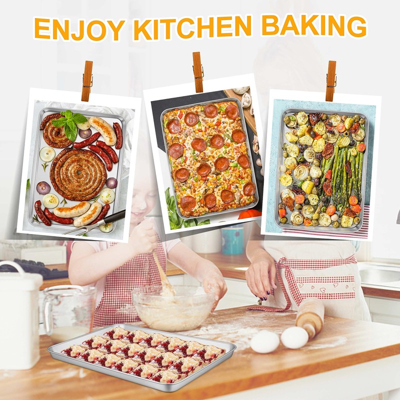 16 Inch Baking Sheet Pan, Joyfair Stainless Steel Cookie Sheet