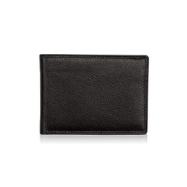 Josephine Osthoff Men's Leather Wallet with RFID Large with Coin Compartment Credit Card Holder Coin Purse (928), black, coin purse