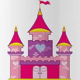 CafePress Princess Castle Stainless Water Bottle 1 1.0L (34 oz) Stainless Steel Water Bottle