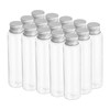 PATIKIL 50ml Plastic Test Tubes with Screw Caps 15pcs 106x28mm
