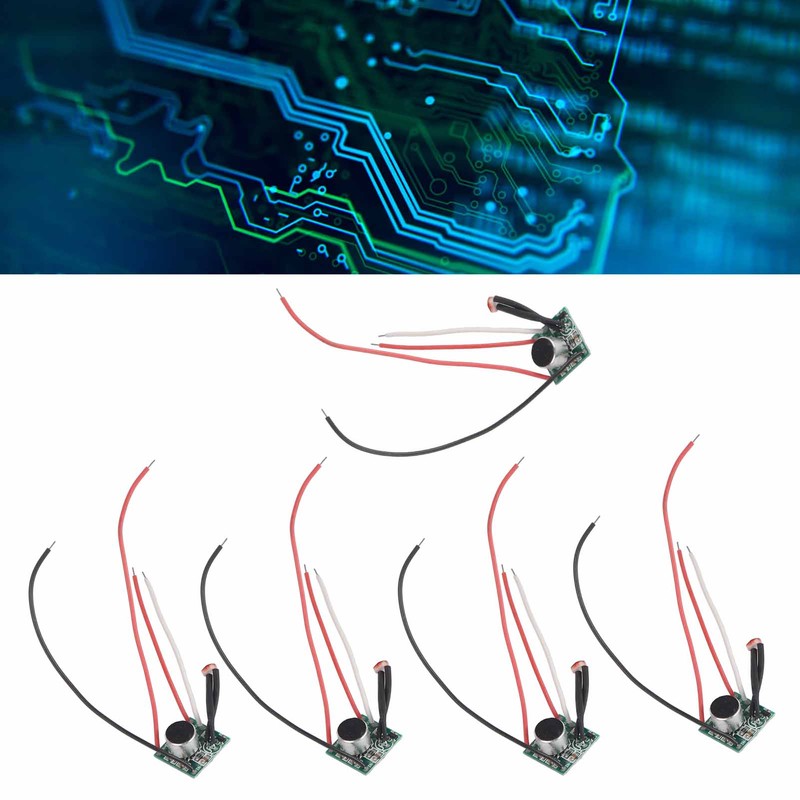 5Pcs Sound Control Switch Module Solar Light Sensor Module Circuit
