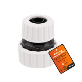 MIVOS Hose Connector 1/2 Inch to 3/4 Inch – Garden Hose Reduction – Made from 90% Recycled Plastic – Hose Coupling 1/2 Inch (13 mm) by 3/4 Inch (19 mm) – Made in the EU