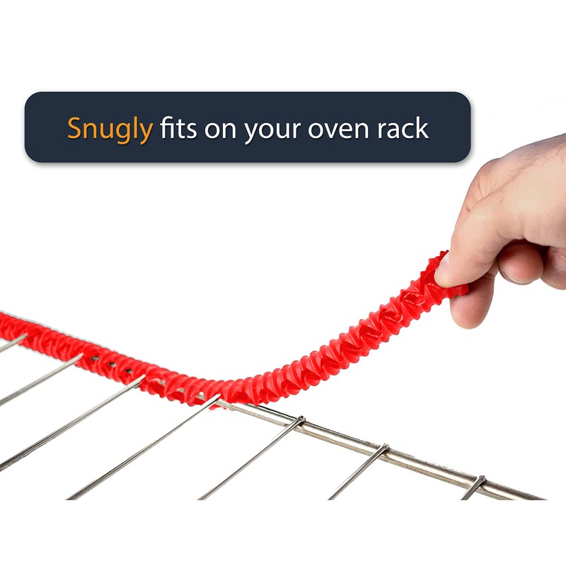 Silicone Oven Guards for Racks by Linda’s Essentials (3 Pack)