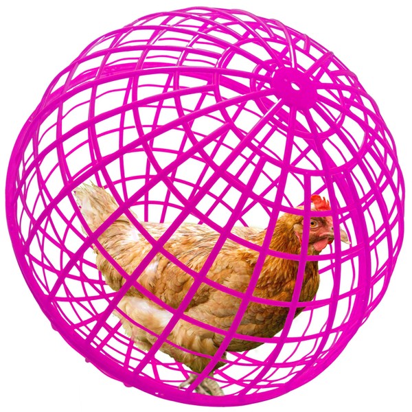 19.6" Movable Ball-Shaped Animals & Poultry Cages,Pet Safe Walking Net,