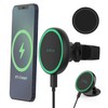 Magnetic Wireless Car Charger Mount Compatible with Magsafe iPhone 15/