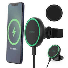 Magnetic Wireless Car Charger Mount Compatible with Magsafe iPhone 15/ iPhone 14/iPhone 13, Fast Charging Air Vent Magnet Accessories Car Phone Holder