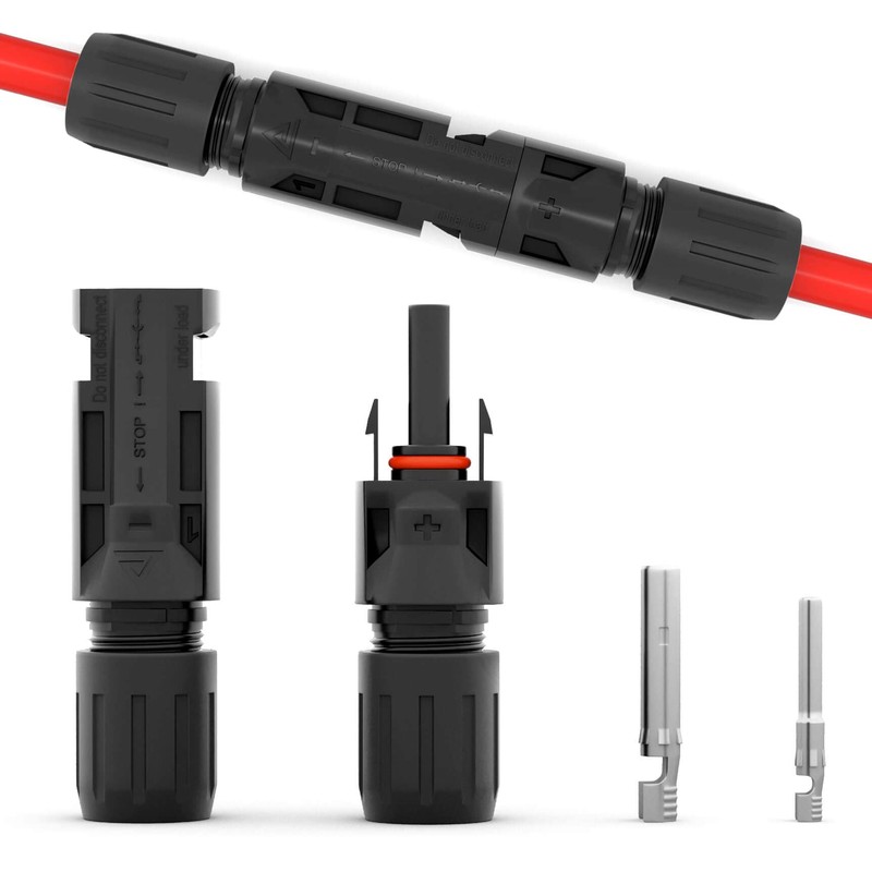 HB-DIGITAL Solar crimp set: 6x solar plugs for solar modules