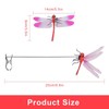LWLWA Dragonfly Clip 4 Pieces, Span 12 cm Dragonfly Clips,