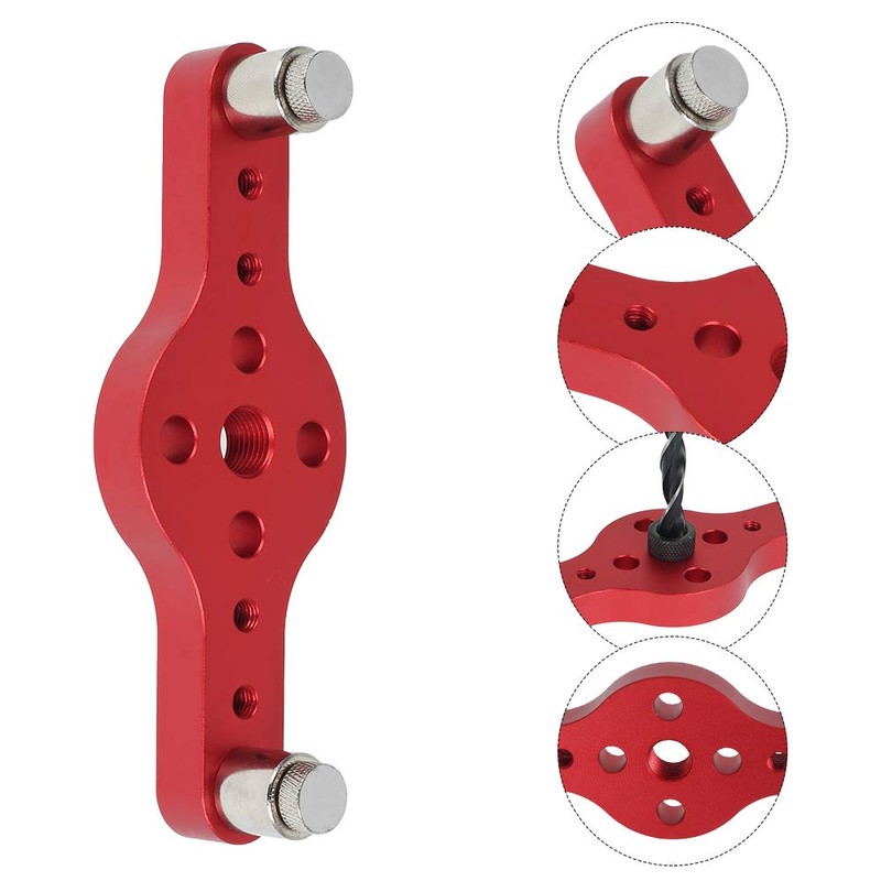 Vertical Pocket Jig Hole Woodworking Doweling Jig Kit Self Centering