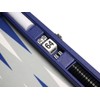 13-inch Premium Backgammon Set - Travel Size - Indigo Blue