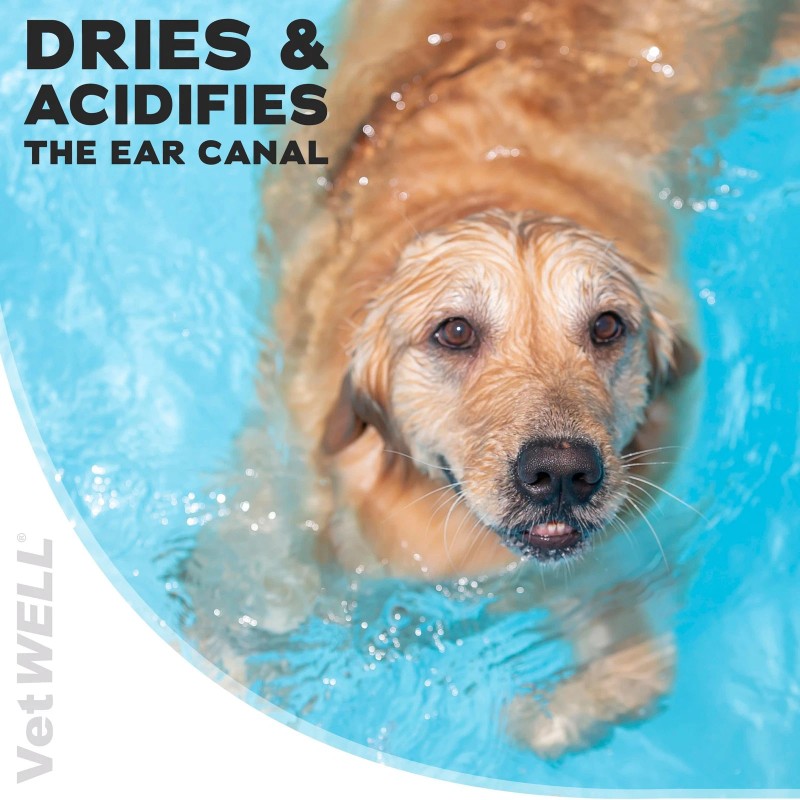 VetWELL Ear Cleaner for Dogs and Cats - Otic Rinse